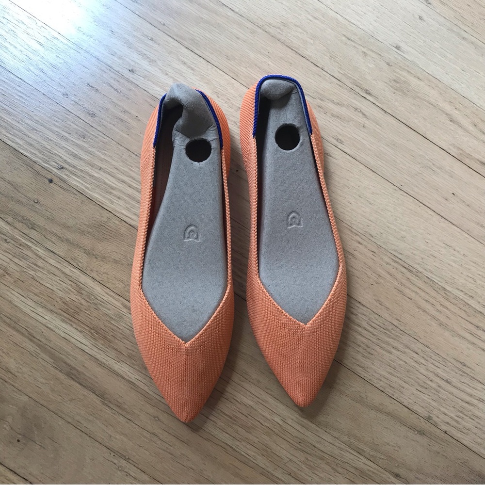 Rothy’s The Point Flat | Tangerine | 7.0